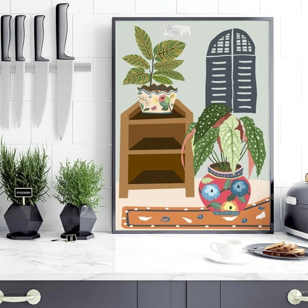 Kitchen art wall | set of 3 Bohemian Art prints