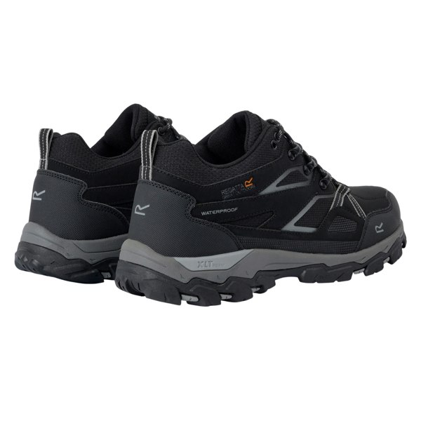 Regatta Mens Holcombe 3 Low Walking Boots - Black/Granite