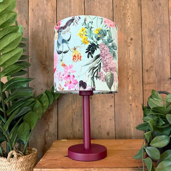 Love Frankie Matt Plum Stem Table Lamp