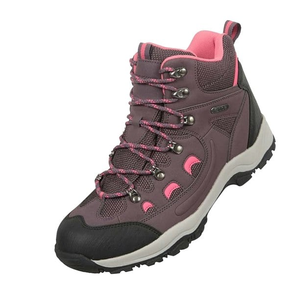 Mountain Warehouse Womens/Ladies Adventurer Waterproof Walking Boots - Berry