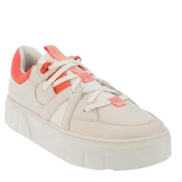 Timberland Mens Nubuck Low Lace Up Trainers - White