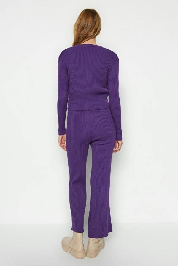 WOVCOR 3-Piece Knit Cardigan, Top & Pants Set