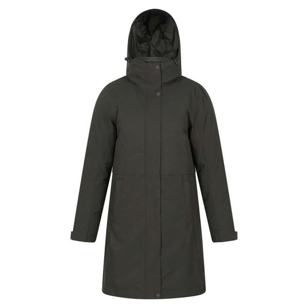Mountain Warehouse Womens/Ladies Luna 3 in 1 Long Waterproof Jacket - Khaki Green