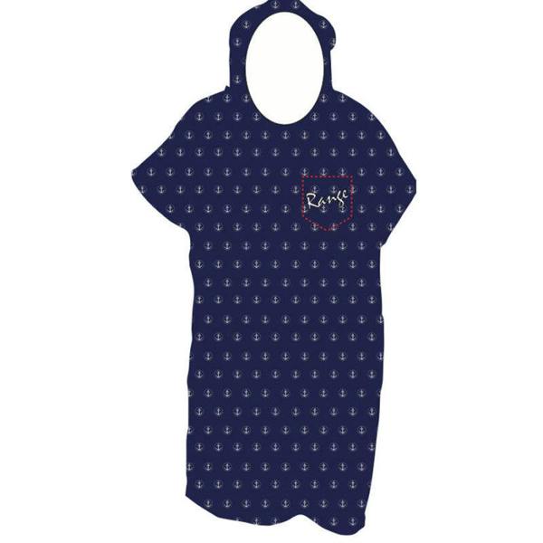 Range kids poncho - Blue - One Size