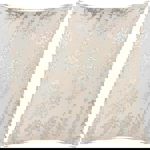 Wylder Sophia New Floral Jacquard Cushion Cover - Natural