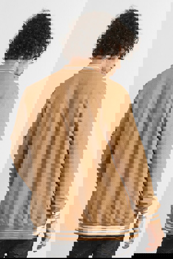 Men's Heavy Waffle Bomber Jacket