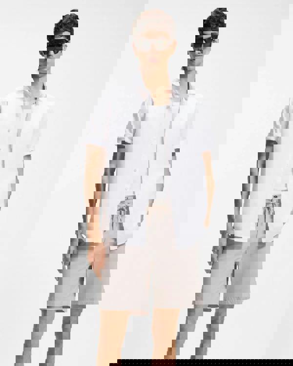 BOSS Orange Rash 2 Mens Short Sleeve Shirt - White 100