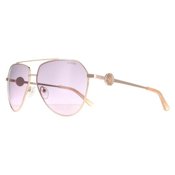 Guess Sunglasses GF6140 28T Shiny Rose Gold Bordeaux Gradient
