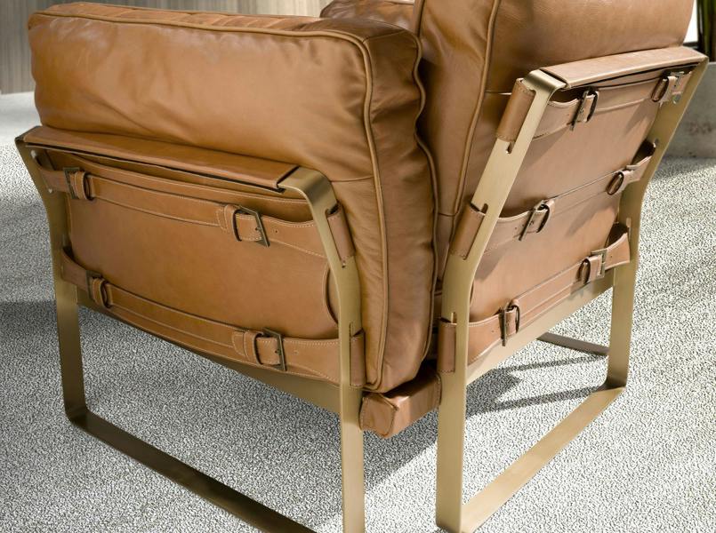 Angel Cerdá Camel Leather Armchair 5169