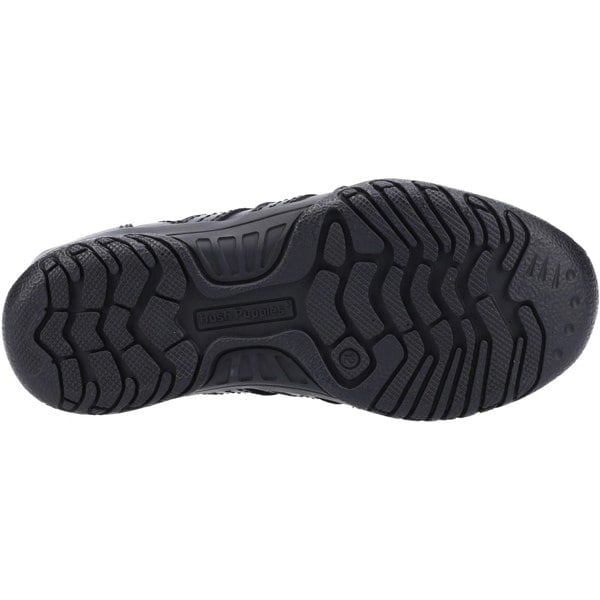 Hush Puppies Jezza 2 Senior Leather Boys's Black Lace-Up Shoes
