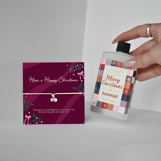 Letterbox Cocktails Secret Santa Gift Box – Christmas Cocktail & Bracelet Set