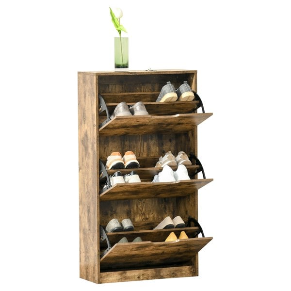Flip-down Shoe Cabinet