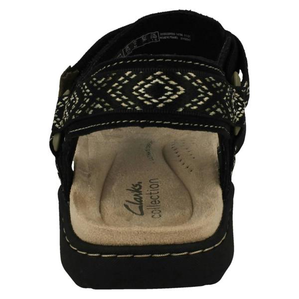 Clarks Ladies Clarks Aztec Detailed Strappy Sandals Amanda Step