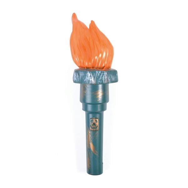 Bristol Novelty Light Up Statue of Liberty Torch - Green/Orange - 