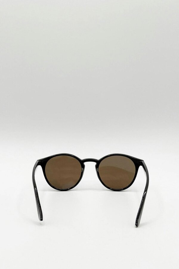 SVNX Classic Preppy Sunglasses with Blue Mirrored Lense