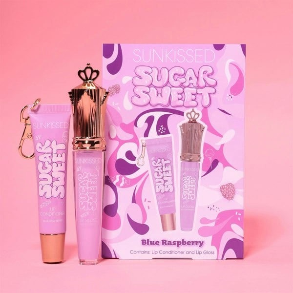 Sunkissed Sugar Sweet Lip Conditioner & Lip Gloss Duo Blue Raspberry