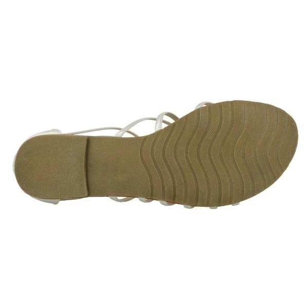 Spot On Ladies Spot On Flat Strappy Sandals F00053