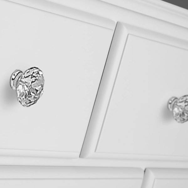 Statement Furniture Romance 2 Over 3 Chest of Drawers with Crystal Handles