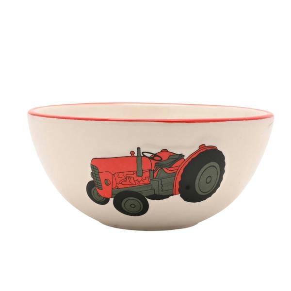 Country Living Tractor Cereal Bowl