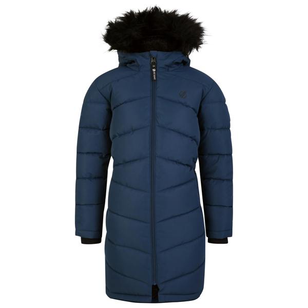 Dare 2B Girls Striking III Quilted Parka - Moonlight Denim - 