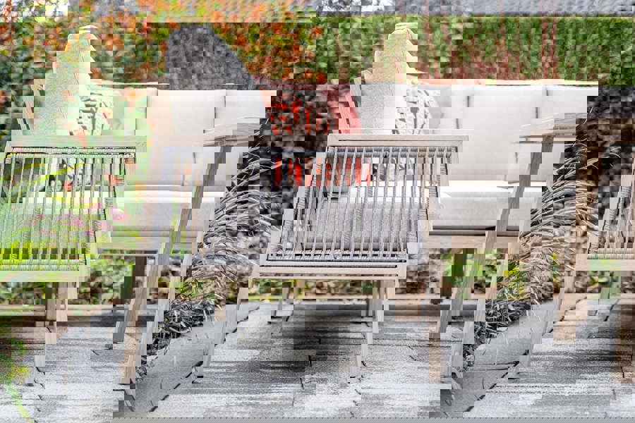 Garden Impressions Decala Light Oak Effect - Lounge Dining Corner Suite