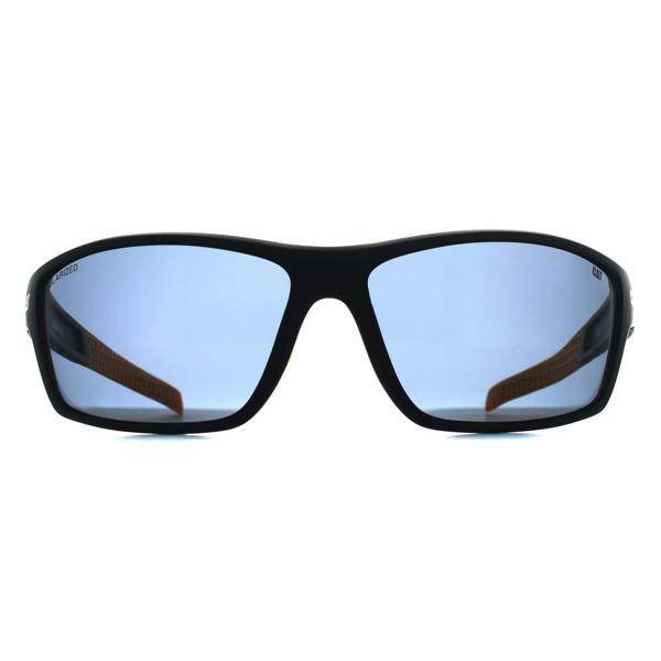 Caterpillar Sunglasses CTS-8020 104P Matte Navy Solid Smoke Polarized