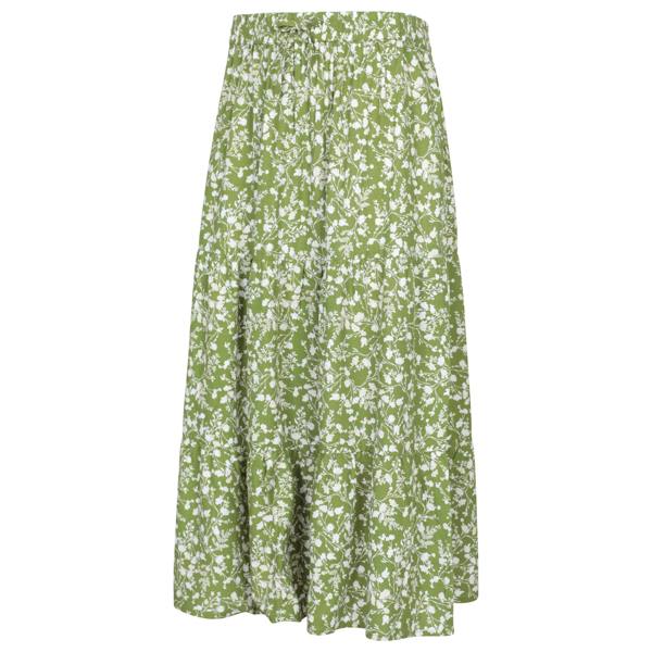 Mountain Warehouse Womens/Ladies Palermo Tiered Midi Skirt - Green - 