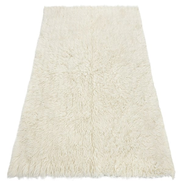 RugsX Flokati Woolen Bedcover Rug