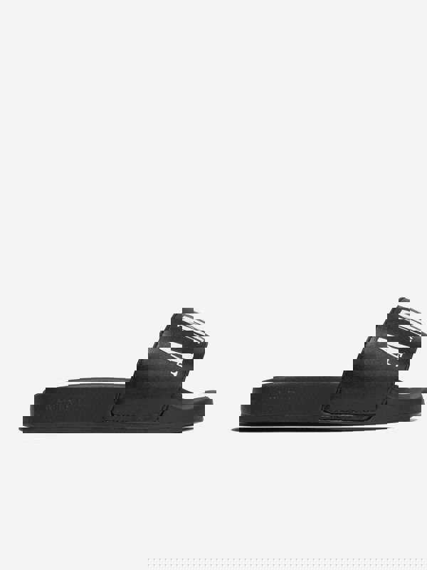 Amiri Kids Logo Sliders in Black