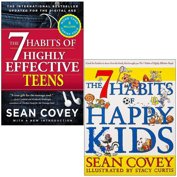 Sean Covey Collection 2 Books Set (The 7 Habits of Highly Effective Teens, The 7 Habits of Happy Kids)