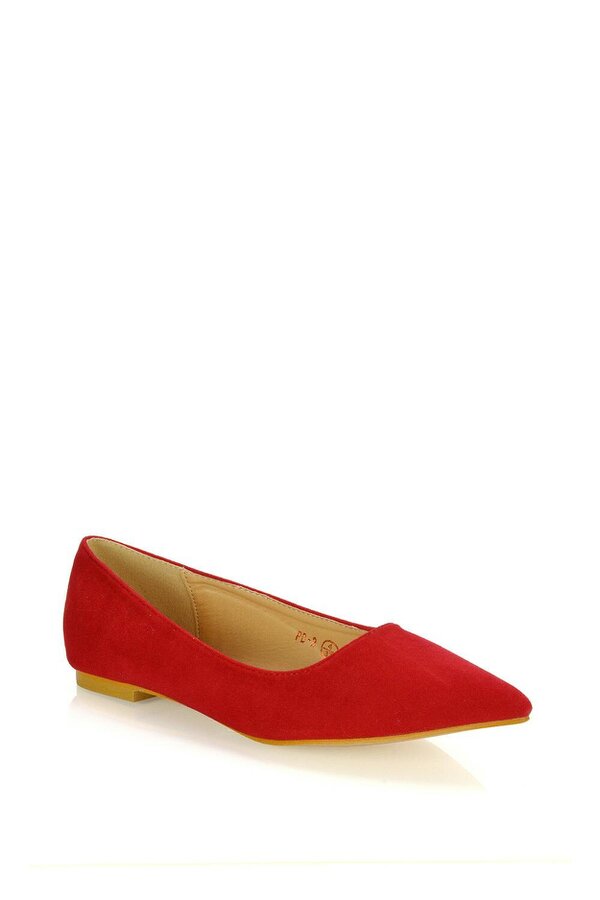 XY LONDON Pointed Toe Low Heel Bridal Ballerina Pump Shoes