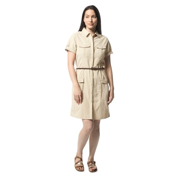 Craghoppers Women's NosiLife Savannah Shirt Dress - Desert Sand