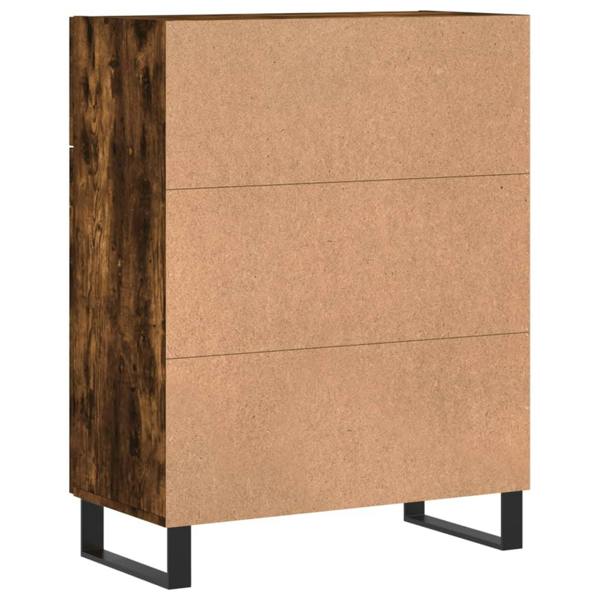 Berkfield Sideboard Smoked Oak 69.5x34x90 cm Engineered Wood