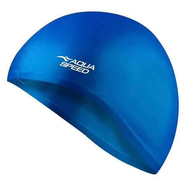 Aqua Speed Unisex Adult Full Ear Coverage Swimming Cap | Soft Silicone Cap for Pool Use