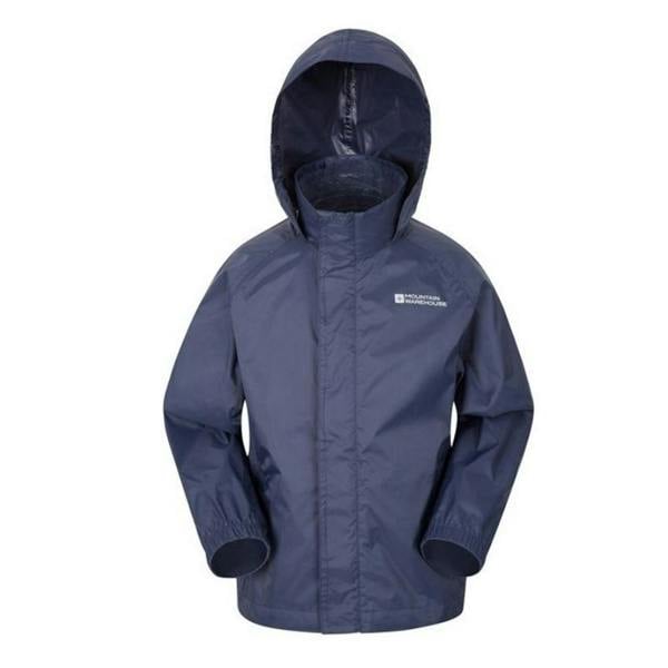 Mountain Warehouse Childrens/Kids Pakka Waterproof Jacket - Dark Blue - 