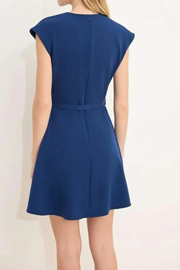 WOVCOR Mini Stretchy Woven Dress