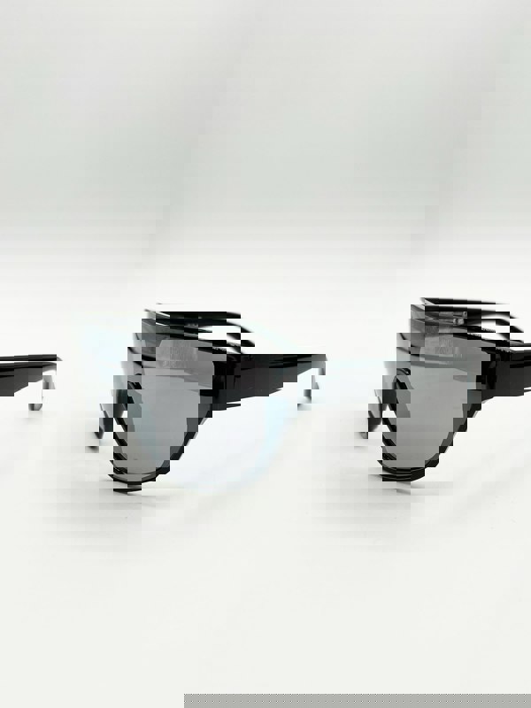 SVNX Smoke Shield Sunglasses In Black