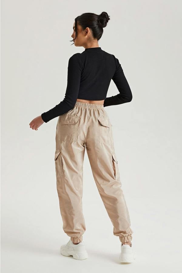 Urban Bliss Stone Parachute Cargo Trouser