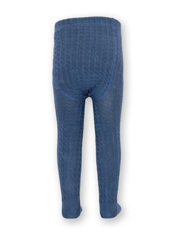 Kite Girls Organic Cable Tights Navy