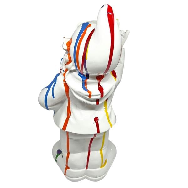 Stoobz Rainbow Art Middle Finger F**k You Garden Gnome 30cm