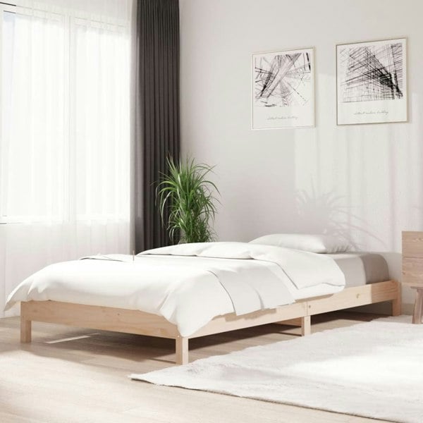 Berkfield Stack Bed 90x190 cm Solid Wood Pine
