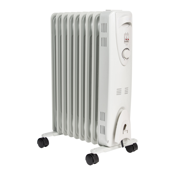 Mylek Oil Filled Electric Portable Space Heater Radiator with Thermostat 2000w