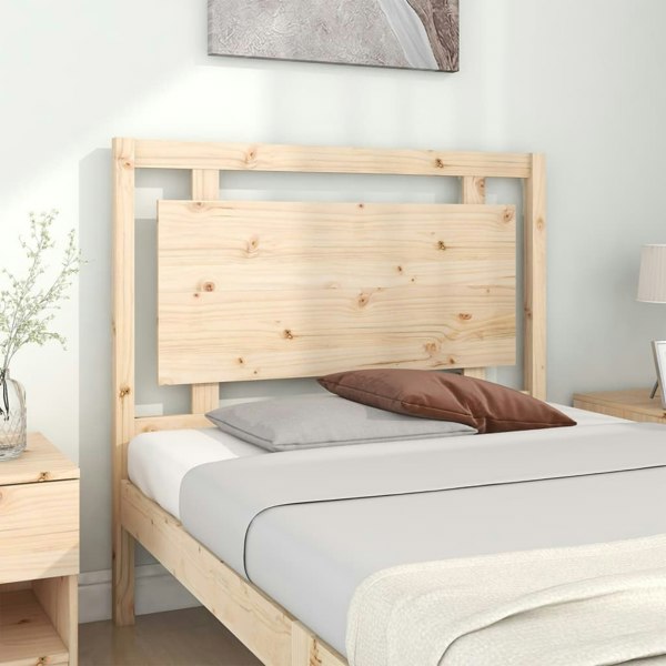 Berkfield Bed Headboard 105.5x4x100 cm Solid Pine Wood
