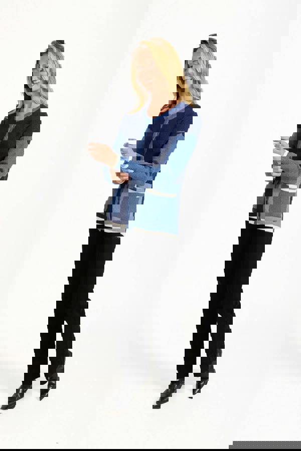 Colour Block Cardigan