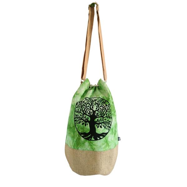 Serano All Natural Backpack - Green Stonewash - Tree of Life