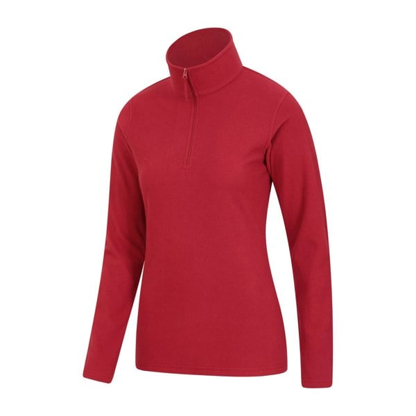 Mountain Warehouse Women's Camber II Fleece Top - Red