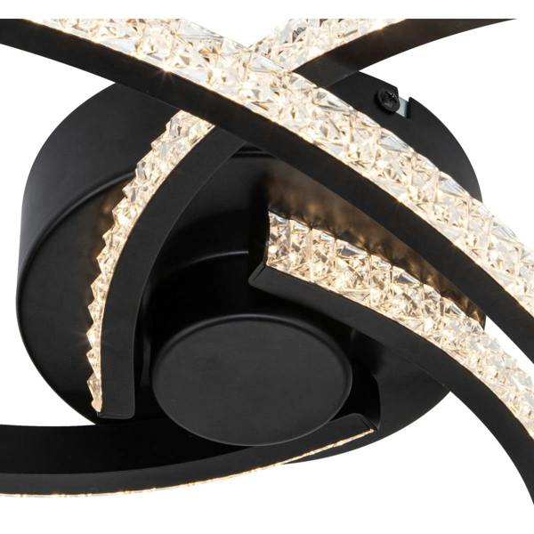 COSYLYTE Moora 3 Light Integrated LED Curved Ceiling Light