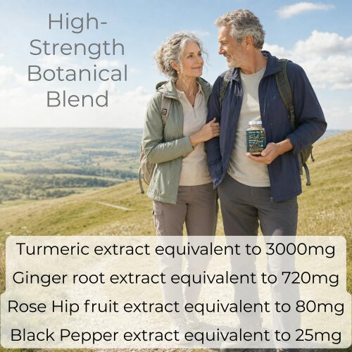 Dietapplements Glucosamine, Chondroitin, Turmeric, Vitamins & Minerals for the Bones & Joints