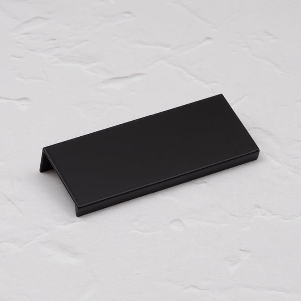 Handle & Home Matt Black Squared Edge Mount Lip Pull Handles