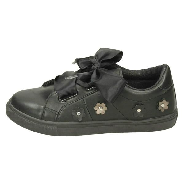 Spot On Girls Spot On Ribbon Lace Pumps